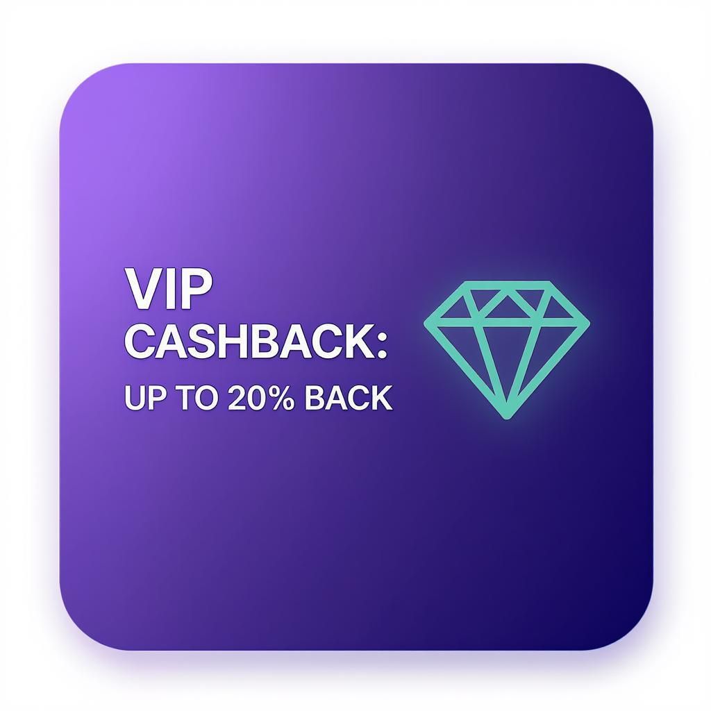 VIP Cashback: Up to 20% Back